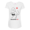 pregnant rex black color Maternity Scoop Neck T-shirt