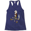pirate ninja zombie w i p Racerback Tank