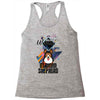 who loves german shepherd Racerback Tank