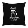 no drama llama Throw Pillow