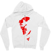 hellboy comic superhero cool Zipper Hoodie