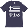 greece hellas greek flag T-Shirt