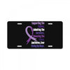 supporting the fighter, admiring the survivors, honoring the taken License Plate