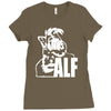 alf  fun shirt serie kult katze au&szlig;erirdisches lustig retro klassik Ladies Fitted T-Shirt