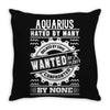 Aquarius Hated By Many Wanted By Plenty Throw Pillow