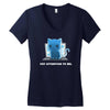 pay attention to me Women's V-Neck T-Shirt