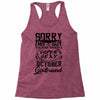 This Guy Is Taken By A Super Sexy October Girlfriend Racerback Tank