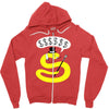 rich snake Zipper Hoodie