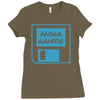 amiga inspired Ladies Fitted T-Shirt