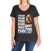 super saiyan quitting is not Ladies Curvy T-Shirt