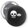 i live inside your face skull Pin-back button