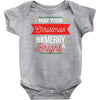 may your christmas be merry &amp; bright Baby Bodysuit