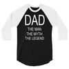 dad the legend 3/4 Sleeve Shirt
