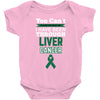 you can't scare or beat me i have been through liver cancer Baby Bodysuit