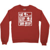v3 eat sleep code Crewneck Sweatshirt