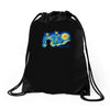 super starry night Drawstring Bags