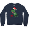 christmas dinosaur Crewneck Sweatshirt