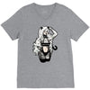 cat woman V-Neck Tee