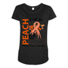 wear peach for  my [you can write any name] Maternity Scoop Neck T-shirt