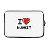 i love kuwait Laptop sleeve