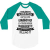 Super Cool Grandmother Of A Freaking Awesome Granddaughter 3/4 Sleeve Shirt
