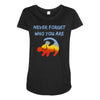 never forget Maternity Scoop Neck T-shirt
