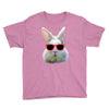 Easter Bunny Face Too Hip To Hop Youth Tee