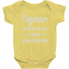 i'm not here to talk Baby Onesie