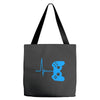 game heart beat Tote Bags