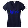 bjork Women's V-Neck T-Shirt