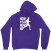 new year, new me running fitness Unisex Hoodie
