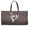 music heart rock baseball jersey Weekender Totes