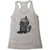 sad robot Racerback Tank