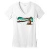 save the trees Women's V-Neck T-Shirt