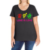 love is love Ladies Curvy T-Shirt
