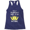 purrfect day Racerback Tank