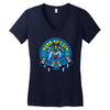 mumm ra's gym (2) Women's V-Neck T-Shirt