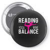 Reading Yoga Wine Balance Pin-back button