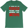 please drag across the finish line T-Shirt
