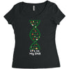 it's in my dna Women's Triblend Scoop T-shirt