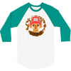 one piece tony tony chopper 3/4 Sleeve Shirt