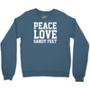 peace Love Crewneck Sweatshirt