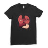 heart attack Ladies Fitted T-Shirt