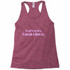 i speak gilmore rectangle Racerback Tank