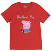 peppa pig brother pig V-Neck Tee