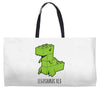 legosaurus rex Weekender Totes