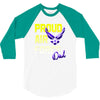 proud air force dad 3/4 Sleeve Shirt