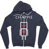 chappie robot movie logo Zipper Hoodie