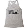 my plan humour Racerback Tank