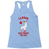 boxing llama Racerback Tank